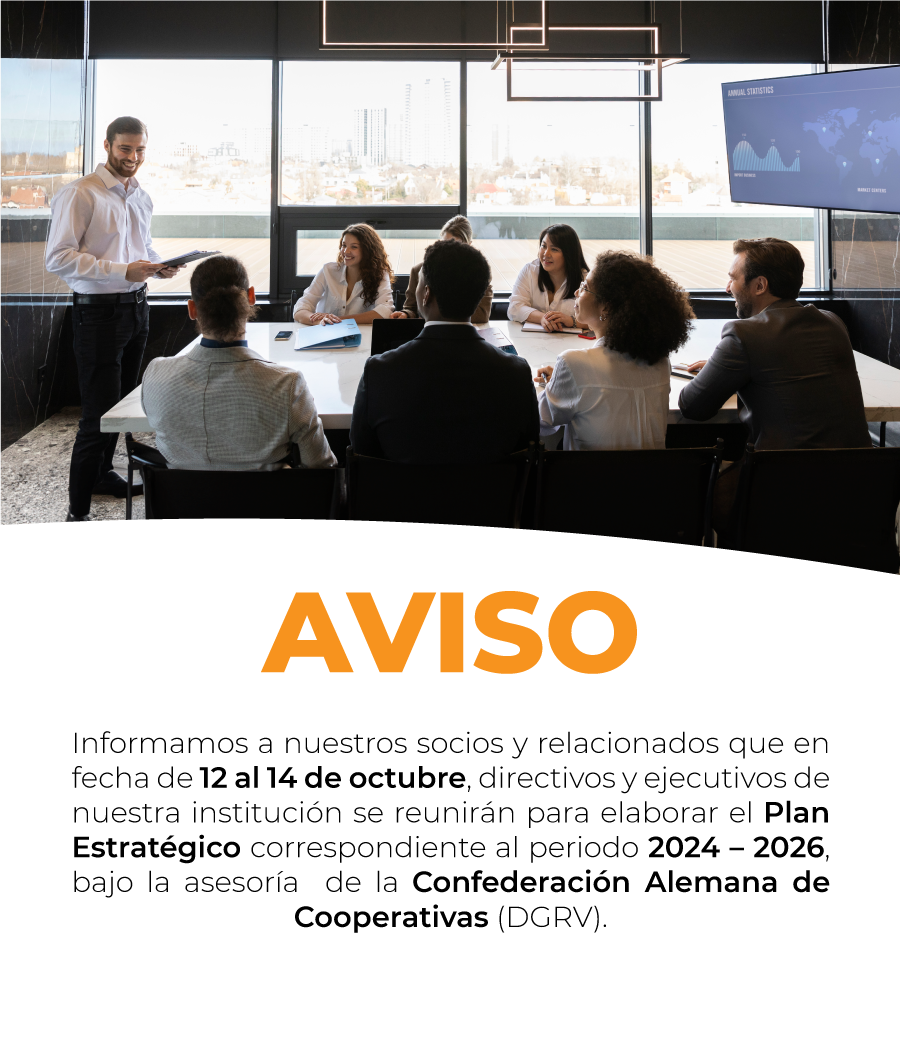 Aviso - Reunión Plan estratégico